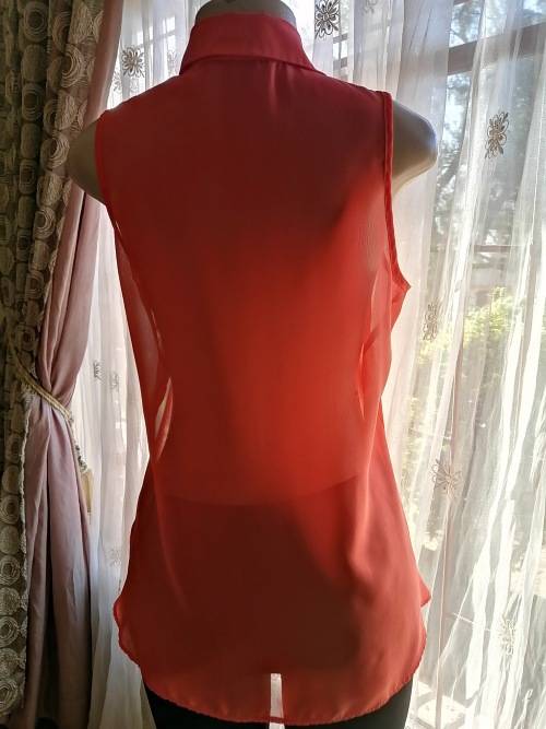 Lovely Orange chiffon Blouse
