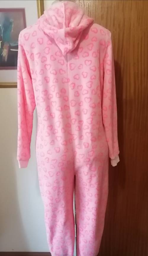 Pink With Hearts Onesie