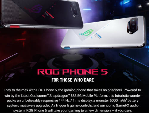 Asus Rog 5 GAMING PHONE Global Rom