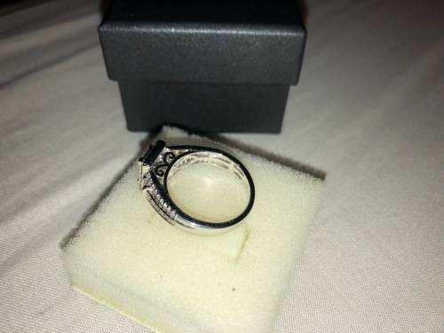 JAW DROPPING [R79855] INVISIBLE [VS] DESIGN [1.505ct] DIAMOND RING [4.992g] WHITE GOLD