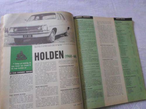 CAR MAGAZINE AUGUST 1968 ( GM RANGER 153 , PEUGEOT 404 , FORD ZEPHYR V6 , HOLDEN )