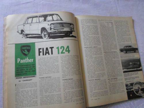 CAR MAGAZINE AUGUST 1968 ( GM RANGER 153 , PEUGEOT 404 , FORD ZEPHYR V6 , HOLDEN )