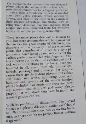 THE SCENTED GARDEN - ROSEMARY VEREY