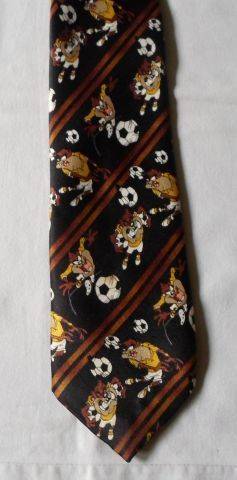TAZ THE TAZMANIAN DEVIL - SOCCER / FOOTBALL - TIE