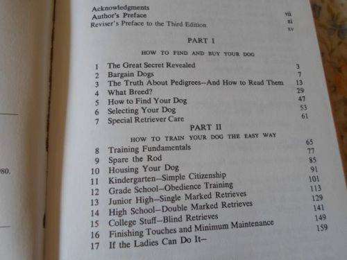 TRAINING YOUR RETRIEVER - THE CLASSIC WORK IN IT'S FIELD - JAMES LAMB FREE