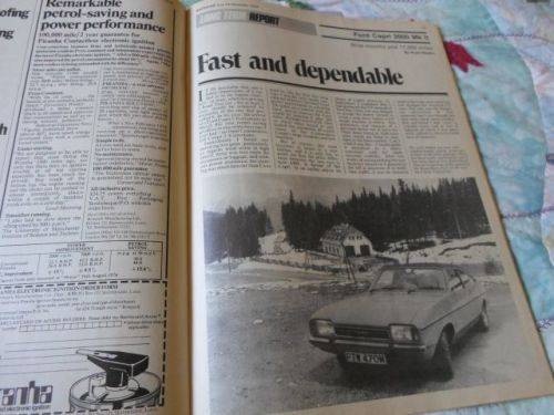 AUTO CAR MAGAZINE 14 DECMBER 1974 ) FORD CAPRI 3-LITRE , ALFASUD TI , FIAT )