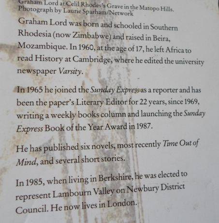 GHOSTS OF KING SOLOMON'S MINES - GRAHAM LORD