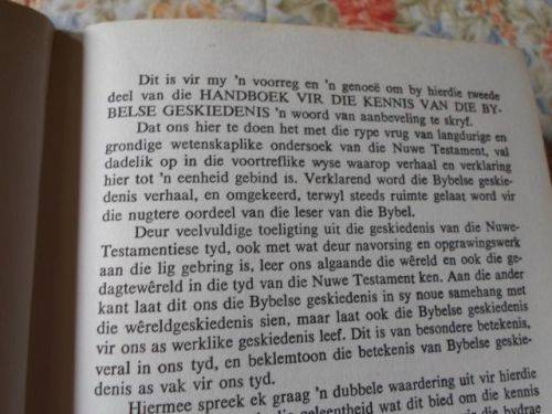 HANDBOEK BYBELSE GESKIEDENIS - DIE NUWE TESTAMENT - PROF DR E.P. GROENEWALD