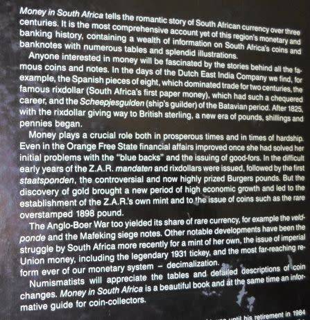 MONEY IN SOUTH AFRICA - C.L. ENGELBRECHT