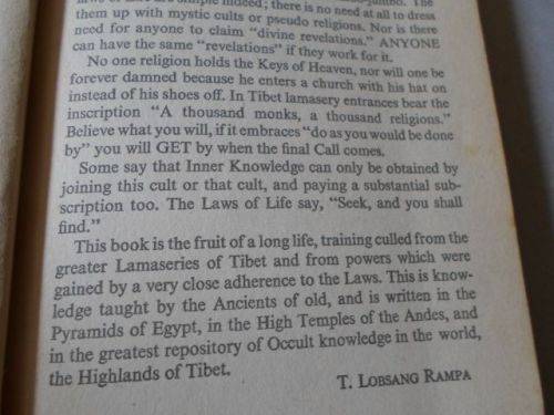 THE CAVE OF THE ANCIENTS - LOBSANG RAMPA