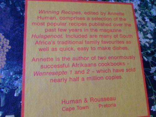 HUISGENOOT WINNING RECIPES - ANNETTE HUMAN