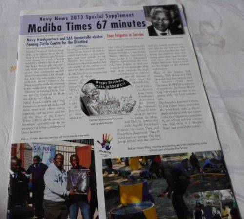 S.A. NAVY NEWS MAGAZINE NO 3 2010 ( weight 200 grams )