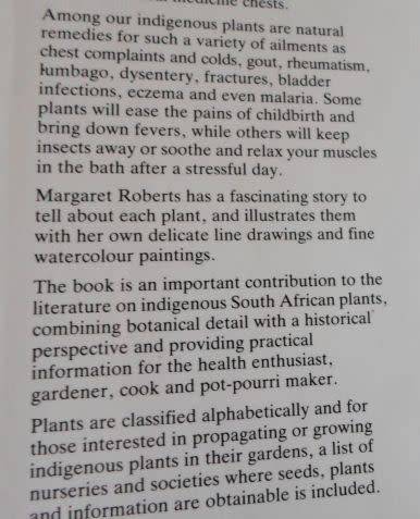 INDIGENOUS HEALING PLANTS - MARGARET ROBERTS (  weight 1,5 kg )