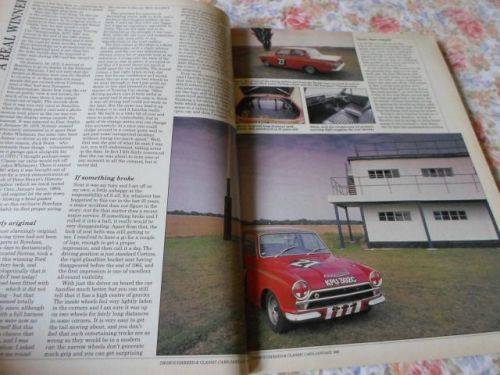 THOROUGHBRED & CLASSIC CARS MAGAZINE JANUARY 1990 ( LOTUS CORTINA ,