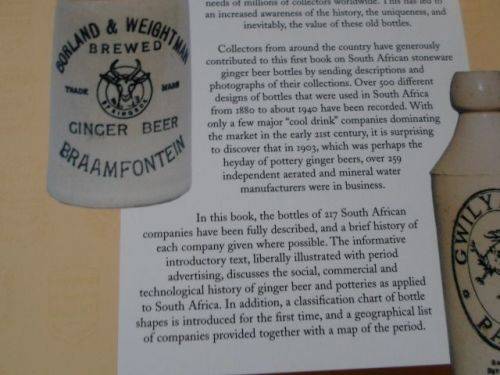 GINGER BEER BOTTLES - AN ILLUSTRATED GUIDE FOR SOUTH AFRICAN COLLECTORS - ETHLEEN LASTOVICA 0,60 kg