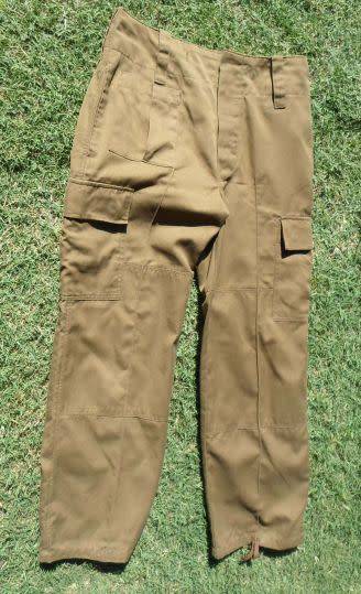 S.A. ARMY TROUSERS ( SPECIFICO 1989 ) - WAIST SIZE 86 CM / INSIDE LEG LENGTH 76 CM