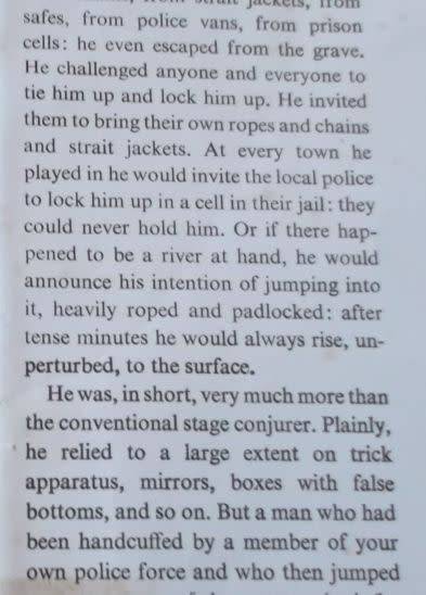 HOUDINI - THE MAN WHO WALKED THROUGH WALLS - WILLIAM LINDSAY GRESHAM