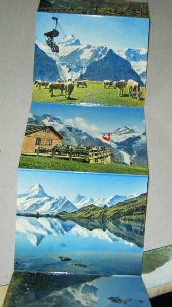 BERGBAHN GRINDELWALD-FIRST ( SWITZERLAND - SMALL PHOTO CARDS )