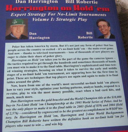 HARRINGTON ON HOLD'EM - VOLUME 1 - STRATEGIC PLAY - DAN HARRINGTON AND BILL ROBERTIE