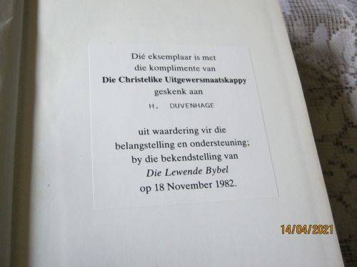 DIE LEWENDE BYBEL