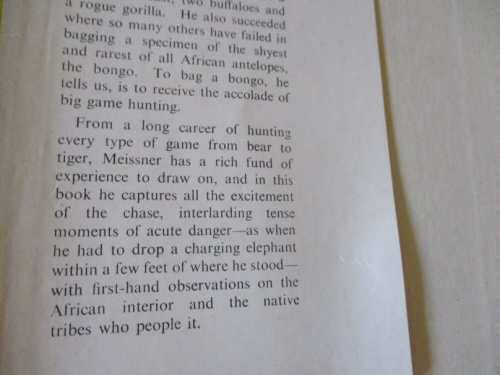 ONE-MAN SAFARI - HANS-OTTO MEISSNER