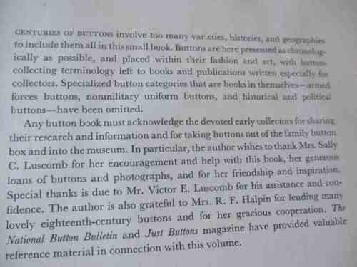 BUTTONS - DIANA EPSTEIN - COLLECTOR`S BLUE BOOKS