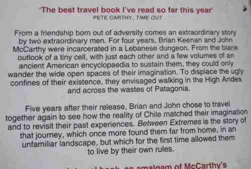 BETWEEN EXTREMES - BRIAN KEENAN & JOHN McCARTHY
