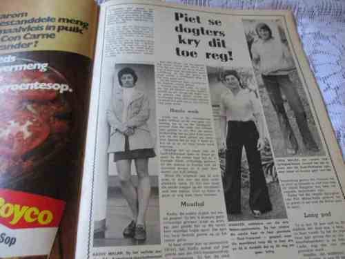 FOTO RAPPORT 29 JULIE 1973 ( HIGH NOON, MERLE WORSELEY, DOUGIE OVENSTONE, JURIE FERREIRA MUSIEK )