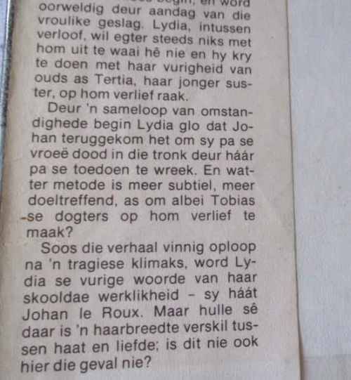 N` HAARBREEDTE VERSKIL - M STRYDOM