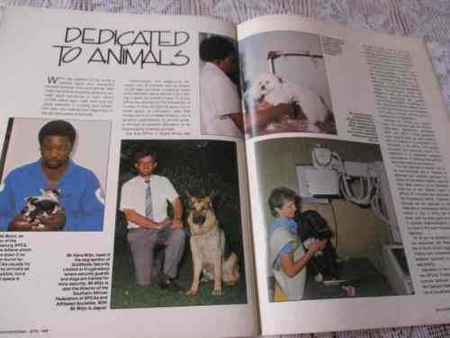 SA PANORAMA MAGAZINE APRIL 1988 ( SABS, GROOTE SCHUUR HOSPITAL, RICHARDS BAY, SPCA )