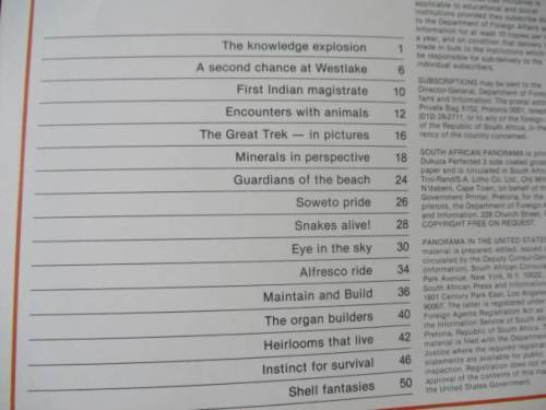 SA PANORAMA MAGAZINE SEP 1980 ( CYCADS, WESTLAKE, KRISHNA MAHARAJ, GREAT TREK, DE WILDT, SNAKES )
