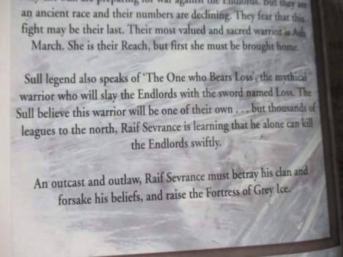 A FORTRESS OF GREY ICE - BOOK TWO - SWORD OF SHADOWS - J.V. JONES