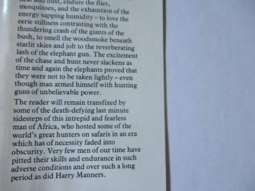 KAMBAKU ! - HARRY MANNERS - see description