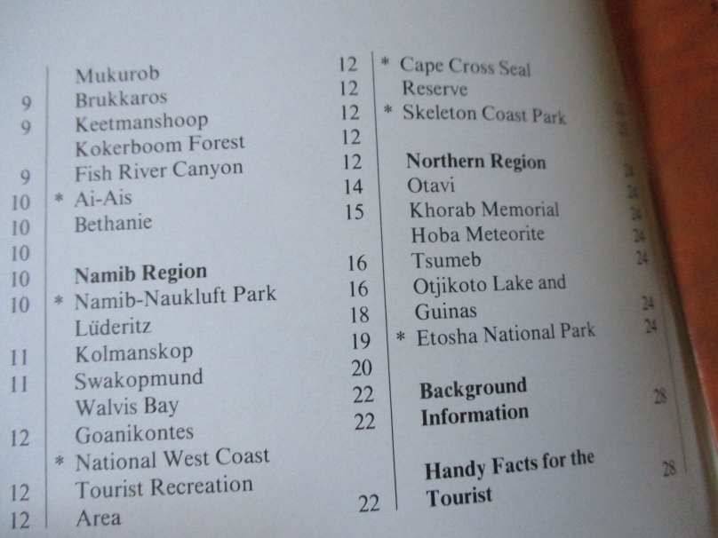 AFRICA`S GEM - SWA / NAMIBIA - PROMOTIONAL / INFO / TOURISM BROCHURE