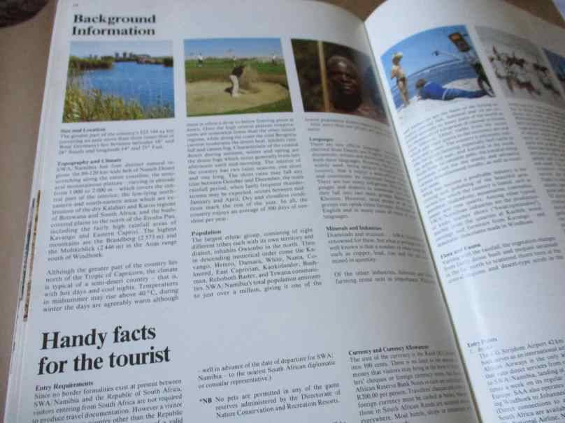 AFRICA`S GEM - SWA / NAMIBIA - PROMOTIONAL / INFO / TOURISM BROCHURE