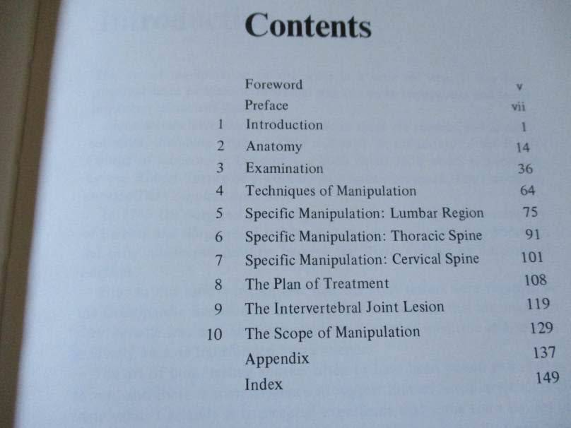 SPINAL MANIPULATION - J.F. BOURDILLON FRCS