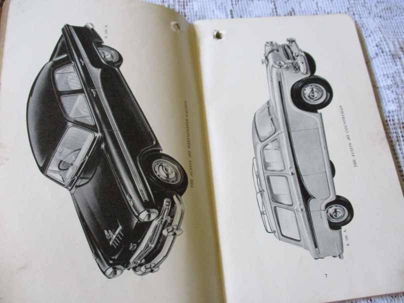 AUSTIN A95 & A105 MODELS   - RUNNING AND MAINTENANCE INSTRUCTIONS