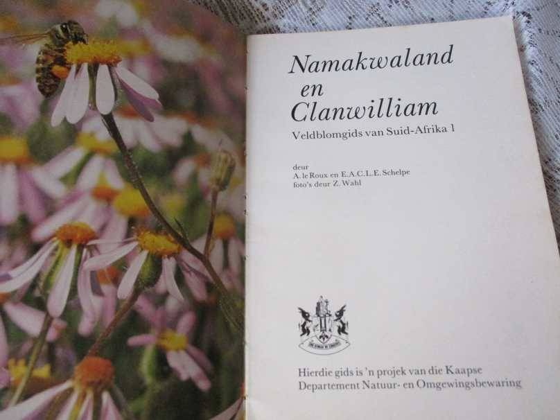 NAMAKWALAND EN CLANWILLIAM VELDBLOMGIDS VAN SUID-AFRIKA