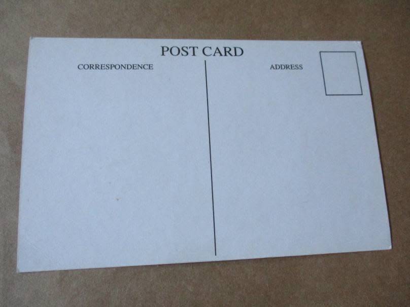 `NAUGHTIES` POST CARD