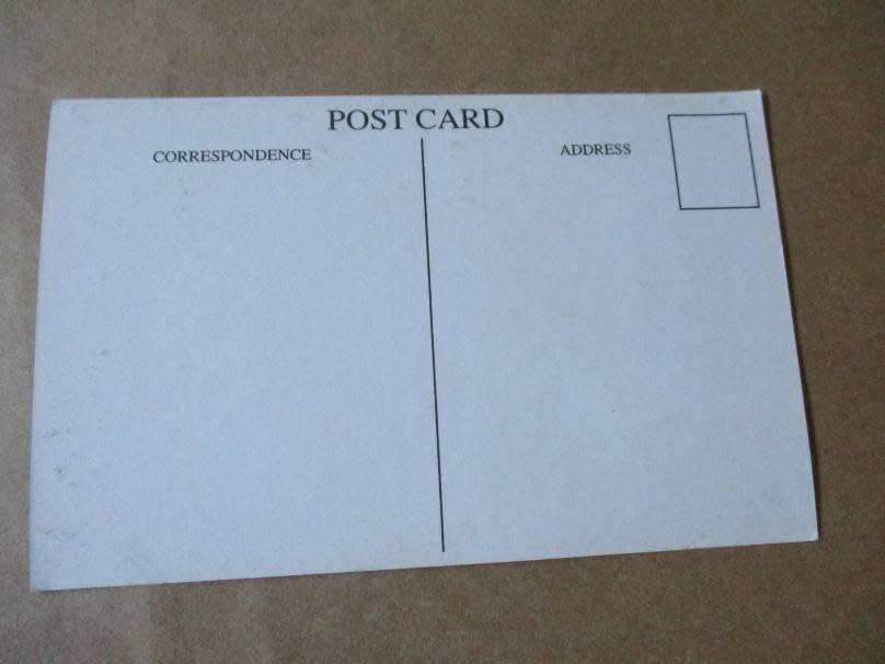 `NAUGHTIES` POST CARD