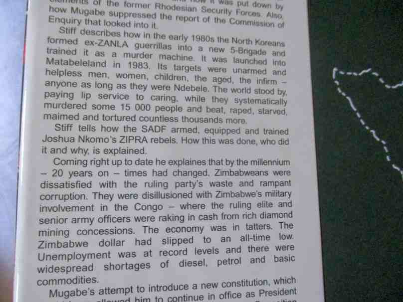 CRY ZIMBABWE - INDEPENDENCE - TWENTY YEARS ON -  PETER STIFF ( SIGNED BY AUTHOR )