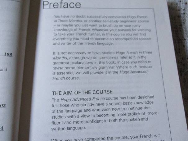 ADVANCED FRENCH - DK HUGO - ADVANCED LANGUAGE COURSE