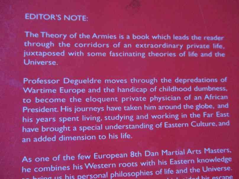 THE THEORY OF THE ARMIES - JEAN-CLAUDE DEGUELDRE - PROF OF CHINESE MEDICINE