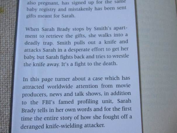 SAVING GRACE - THE TRUE STORY OF A MOTHER-TO-BE, A DERANGED ATTACKER AND AN UNBORN CHILD - SARAH B..