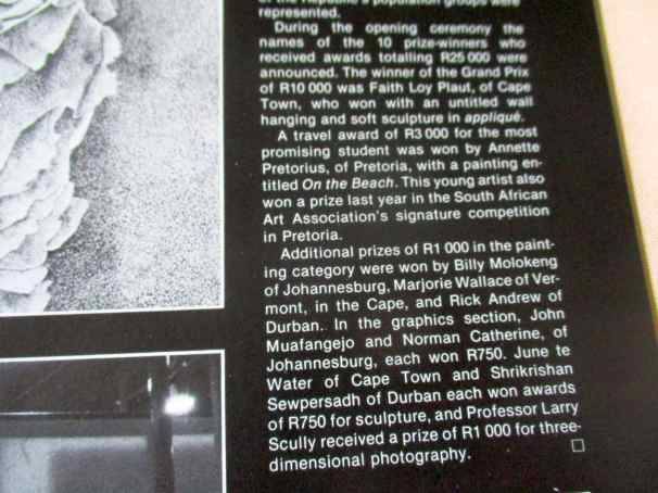 PANORAMA MAGAZINE SEPTEMBER 1982 ( COPPERSMITH, TUBERCULOSIS, S.A. ART, JUKSKEI, WITS, THE GARDENS )