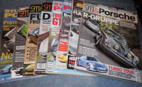 911 & PORSCHE WORLD MAGAZINES X 8
