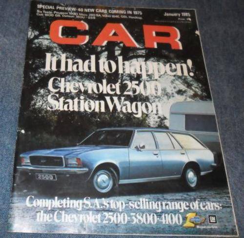 CAR JAN 1975 ( PEUGEOT 404 , MERCEDES 280 S , VOLVO 164-E , DODGE COLT 1600 GS , DATSUN 1600 SSS )