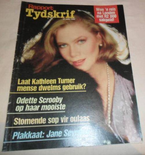 RAPPORT TYDSKRIF 27 JULIE 1986 ( ODETTE SCROOBY MEJ SA 1982 , STEFFAN ERIKH - VYFSTER SE ' PUNKY ' )
