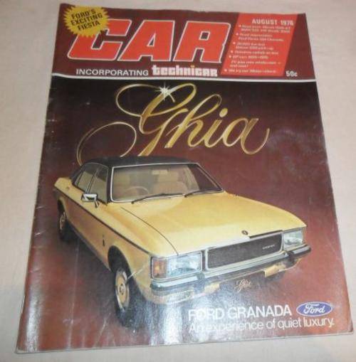 CAR AUG 1976 ( FORD FIESTA , BMW 528 , VW KOMBI 2000 , MAZDA CAPELLA AUTOMATIC , DATSUN 1200 PICK-UP