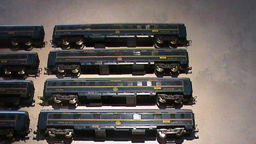 Lima HO blue "Orient Express" CIWL coaches x 8